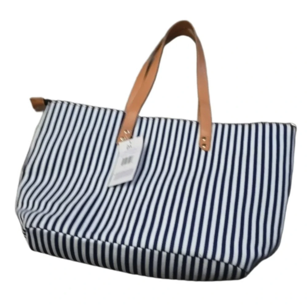 NWT Jessica Moore Striped Tote Bag - Picture 2 of 8